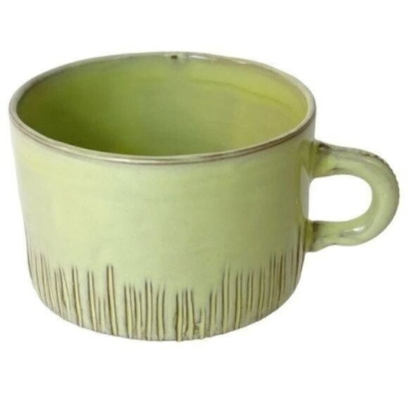1 VIETRI Celadon Cappuccino Mug made in Italy 12 ounce - Picture 1 of 8